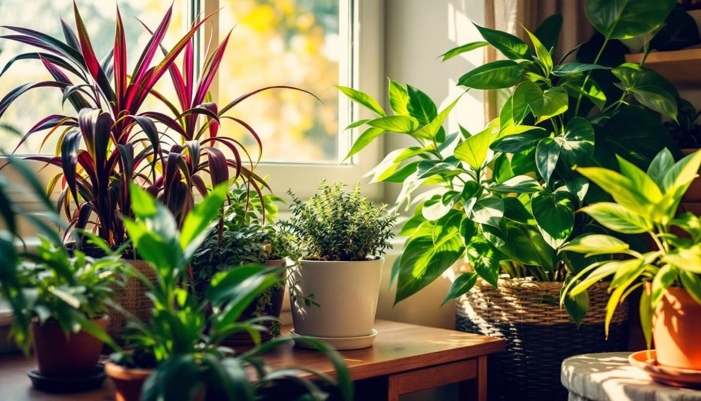 Sélection de plantes d'intérieur peu exigeantes pour purifier l'air de votre maison